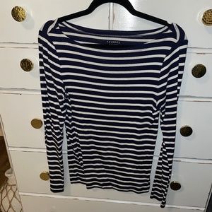 GAP Favorite Tee Navy & White Stripe
